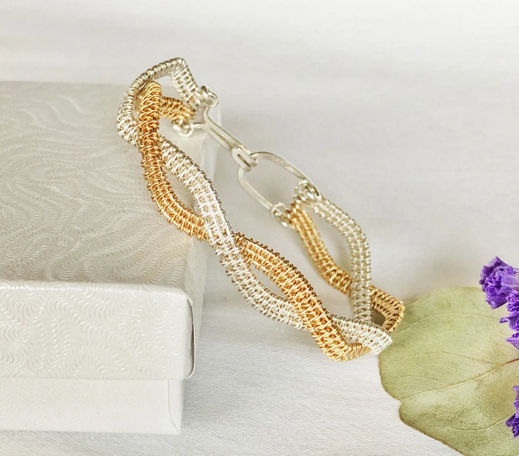 Woven hot sale wire bracelet